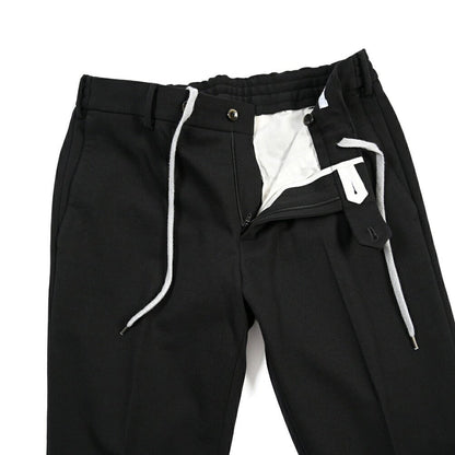 PT TORINO Traveller “SLIM FIT” ポンチジャージー ドローコード付きイージーパンツ ブラック 44 | GUARDAROBA MILANO OFFICIAL STORE