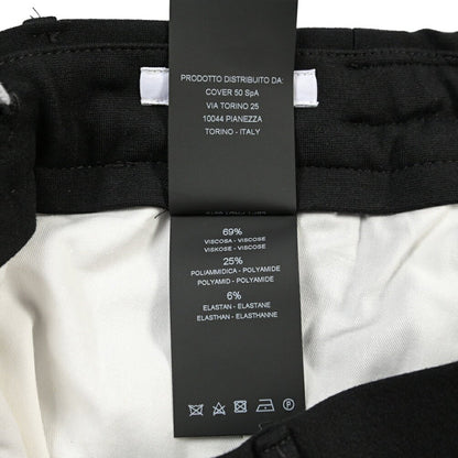 PT TORINO Traveller “SLIM FIT” ポンチジャージー ドローコード付きイージーパンツ ブラック 44 | GUARDAROBA MILANO OFFICIAL STORE