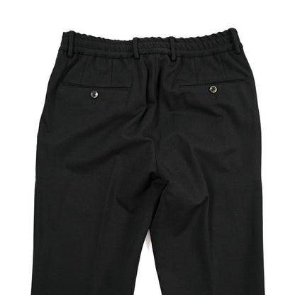 PT TORINO Traveller “SLIM FIT” ポンチジャージー ドローコード付きイージーパンツ ブラック 44 | GUARDAROBA MILANO OFFICIAL STORE