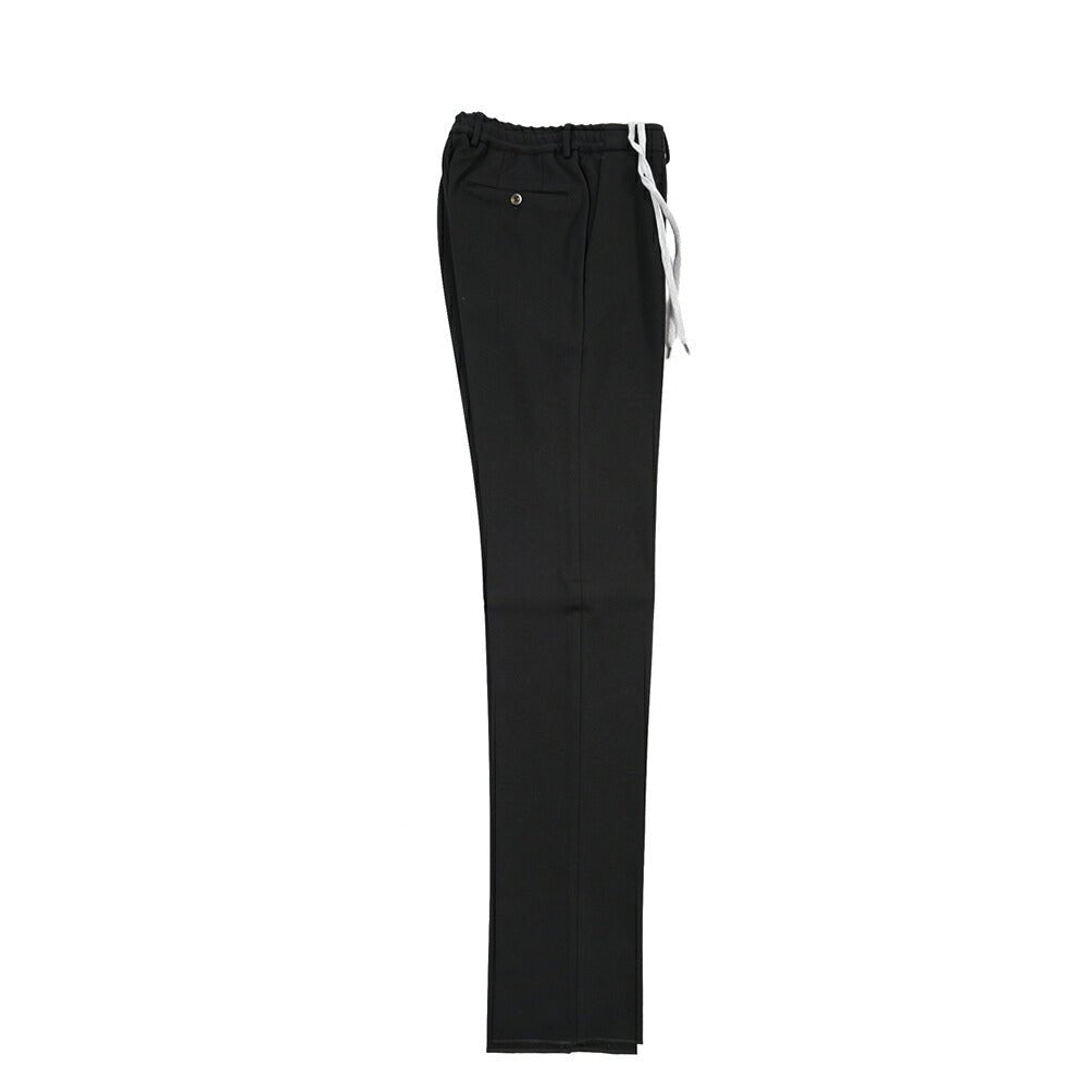 PT TORINO Traveller “SLIM FIT” ポンチジャージー ドローコード付きイージーパンツ ブラック 44 | GUARDAROBA MILANO OFFICIAL STORE