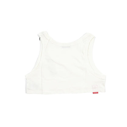 REPLAY コットン100% クロップドタンクトップ / レディース ホワイト 2XS | GUARDAROBA MILANO OFFICIAL STORE