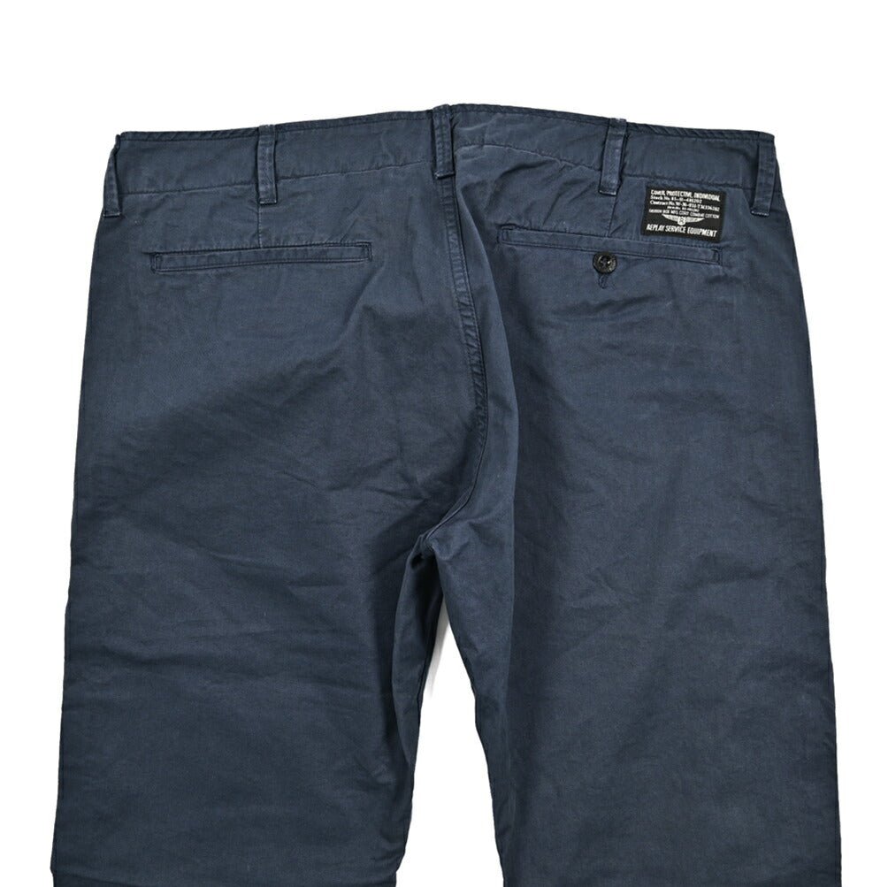 REPLAY コットン100% ノータックチノパンツ / M9422｜429556｜GUARDAROBA MILANO OFFICIAL STORE