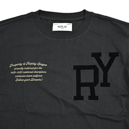REPLAY コットン100% 長袖ロゴTシャツ レギュラーフィット｜434689｜GUARDAROBA MILANO OFFICIAL STORE