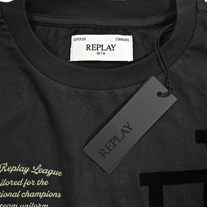 REPLAY コットン100% 長袖ロゴTシャツ レギュラーフィット｜434689｜GUARDAROBA MILANO OFFICIAL STORE