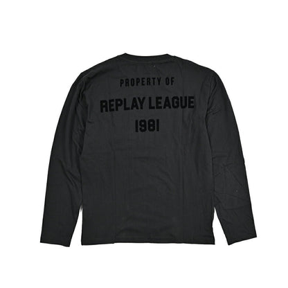 REPLAY コットン100% 長袖ロゴTシャツ レギュラーフィット｜434689｜GUARDAROBA MILANO OFFICIAL STORE