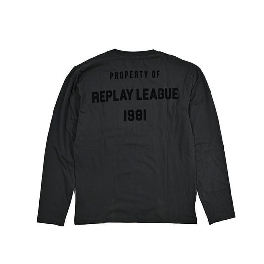 REPLAY コットン100% 長袖ロゴTシャツ レギュラーフィット｜434689｜GUARDAROBA MILANO OFFICIAL STORE