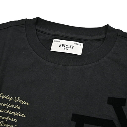 REPLAY コットン100% 長袖ロゴTシャツ レギュラーフィット｜434689｜GUARDAROBA MILANO OFFICIAL STORE