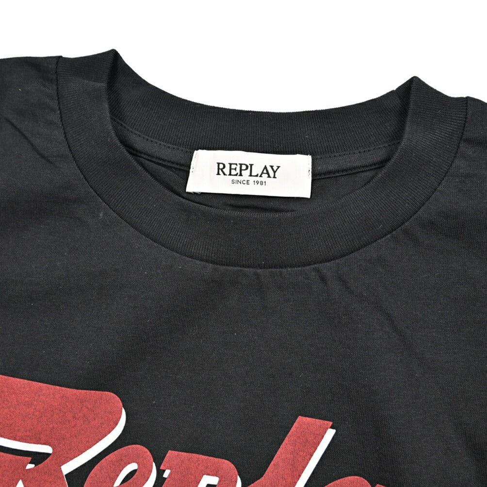 REPLAY コットン100% ノースリーブTシャツ / レディース ブラック S | GUARDAROBA MILANO OFFICIAL STORE
