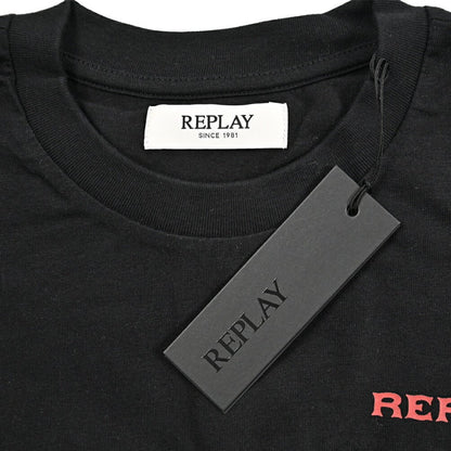 REPLAY コットン100% 半袖クルーネックロゴTシャツ レギュラーフィット｜434942｜GUARDAROBA MILANO OFFICIAL STORE