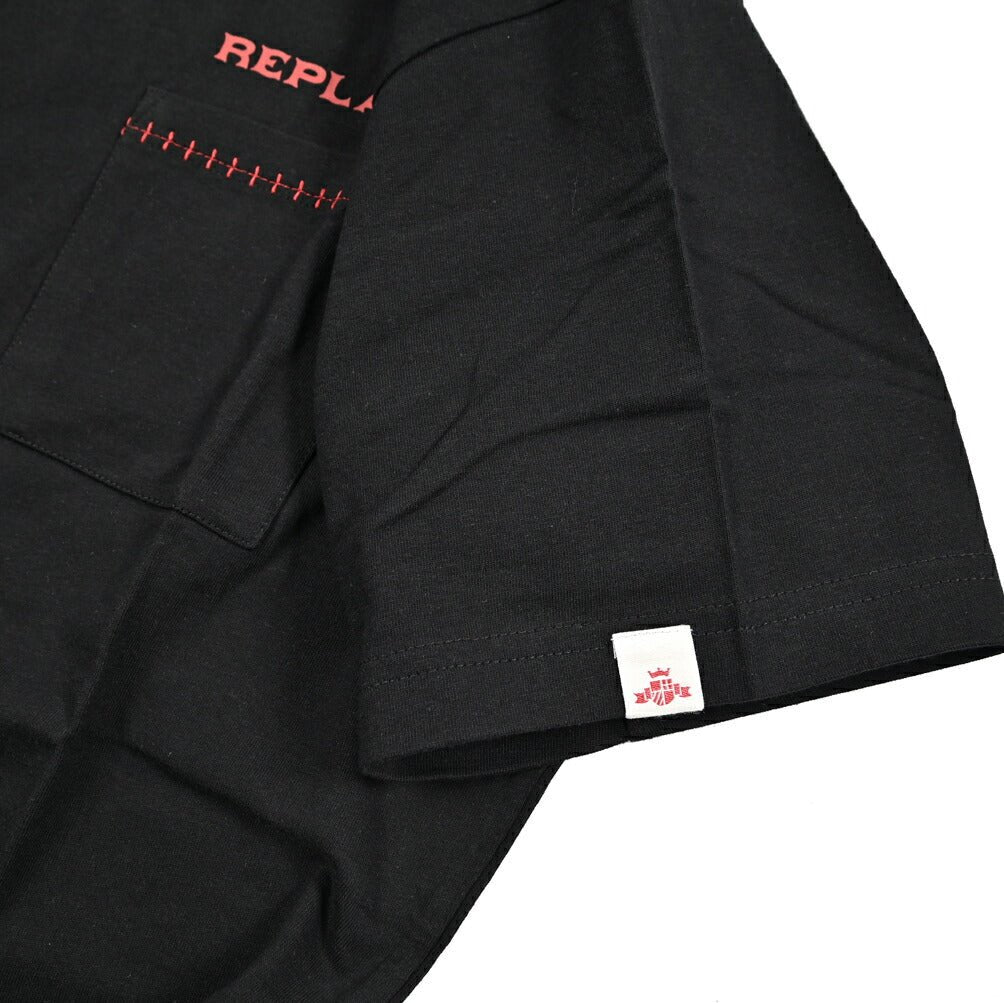 REPLAY コットン100% 半袖クルーネックロゴTシャツ レギュラーフィット｜434942｜GUARDAROBA MILANO OFFICIAL STORE