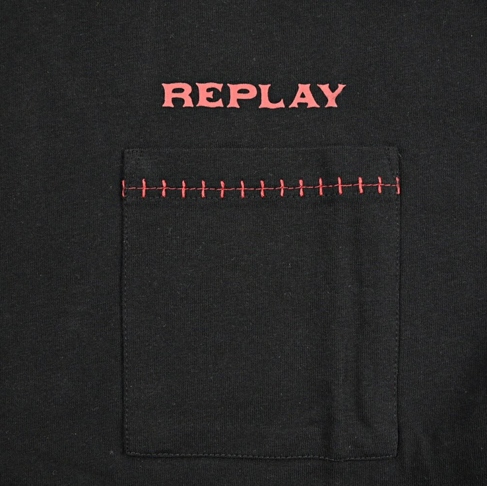 REPLAY コットン100% 半袖クルーネックロゴTシャツ レギュラーフィット｜434942｜GUARDAROBA MILANO OFFICIAL STORE