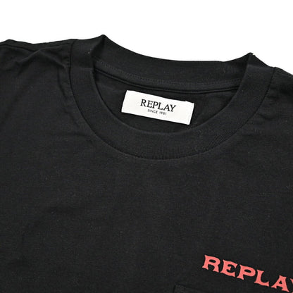 REPLAY コットン100% 半袖クルーネックロゴTシャツ レギュラーフィット｜434942｜GUARDAROBA MILANO OFFICIAL STORE