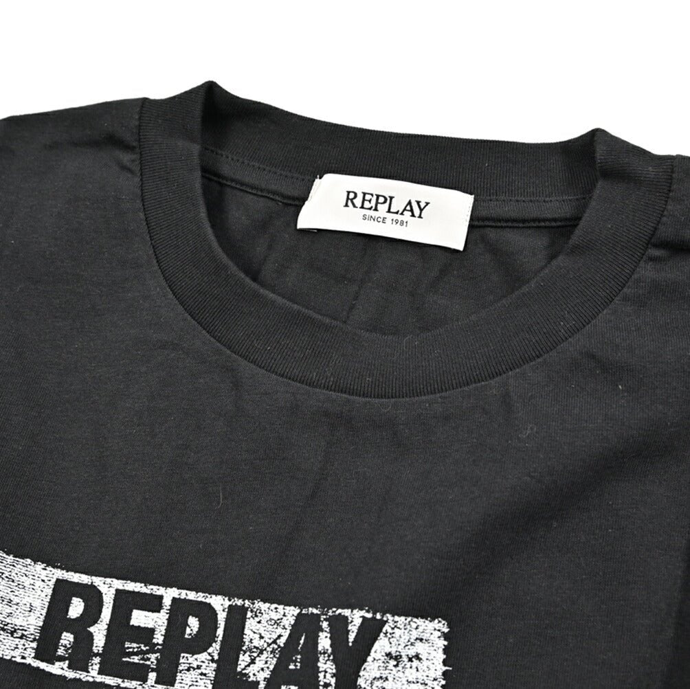 REPLAY コットン100% ノースリーブロゴTシャツ オーバーサイズフィット｜434946｜GUARDAROBA MILANO OFFICIAL STORE