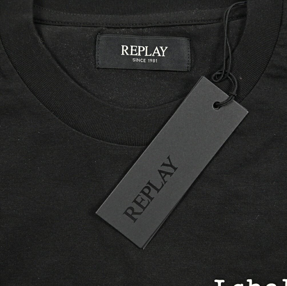 REPLAY コットン100% 半袖クルーネックロゴTシャツ レギュラーフィット｜434953｜GUARDAROBA MILANO OFFICIAL STORE