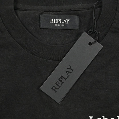REPLAY コットン100% 半袖クルーネックロゴTシャツ レギュラーフィット｜434953｜GUARDAROBA MILANO OFFICIAL STORE