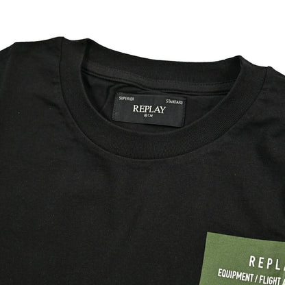REPLAY コットン100% 半袖クルーネックロゴTシャツ レギュラーフィット｜434956-M｜GUARDAROBA MILANO OFFICIAL STORE