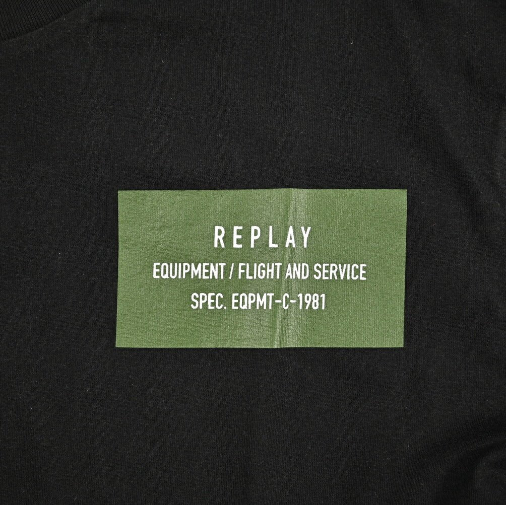 REPLAY コットン100% 半袖クルーネックロゴTシャツ レギュラーフィット｜434956-M｜GUARDAROBA MILANO OFFICIAL STORE