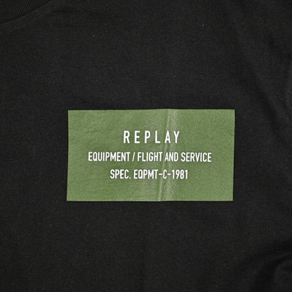 REPLAY コットン100% 半袖クルーネックロゴTシャツ レギュラーフィット｜434956-M｜GUARDAROBA MILANO OFFICIAL STORE