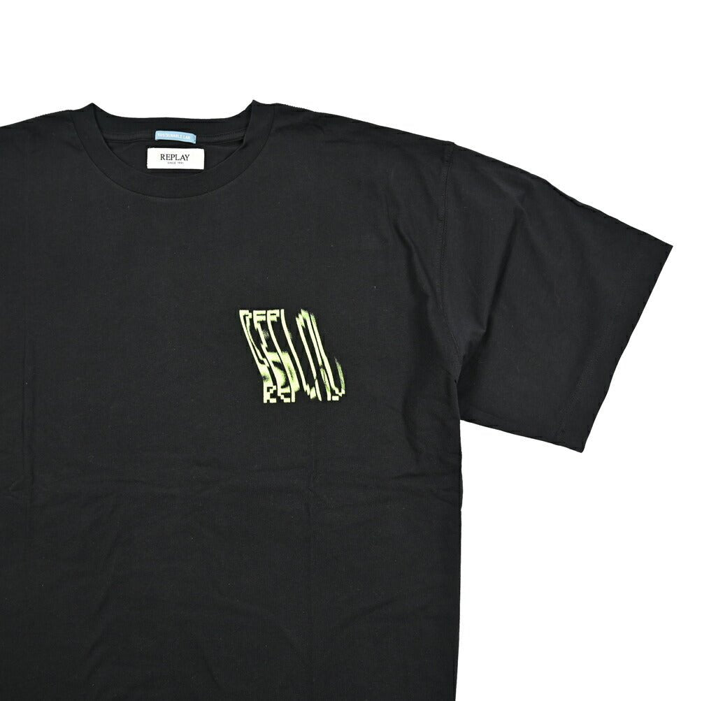 REPLAY オーガニックコットン100% 半袖 Tシャツ / レディース ブラック S | GUARDAROBA MILANO OFFICIAL STORE