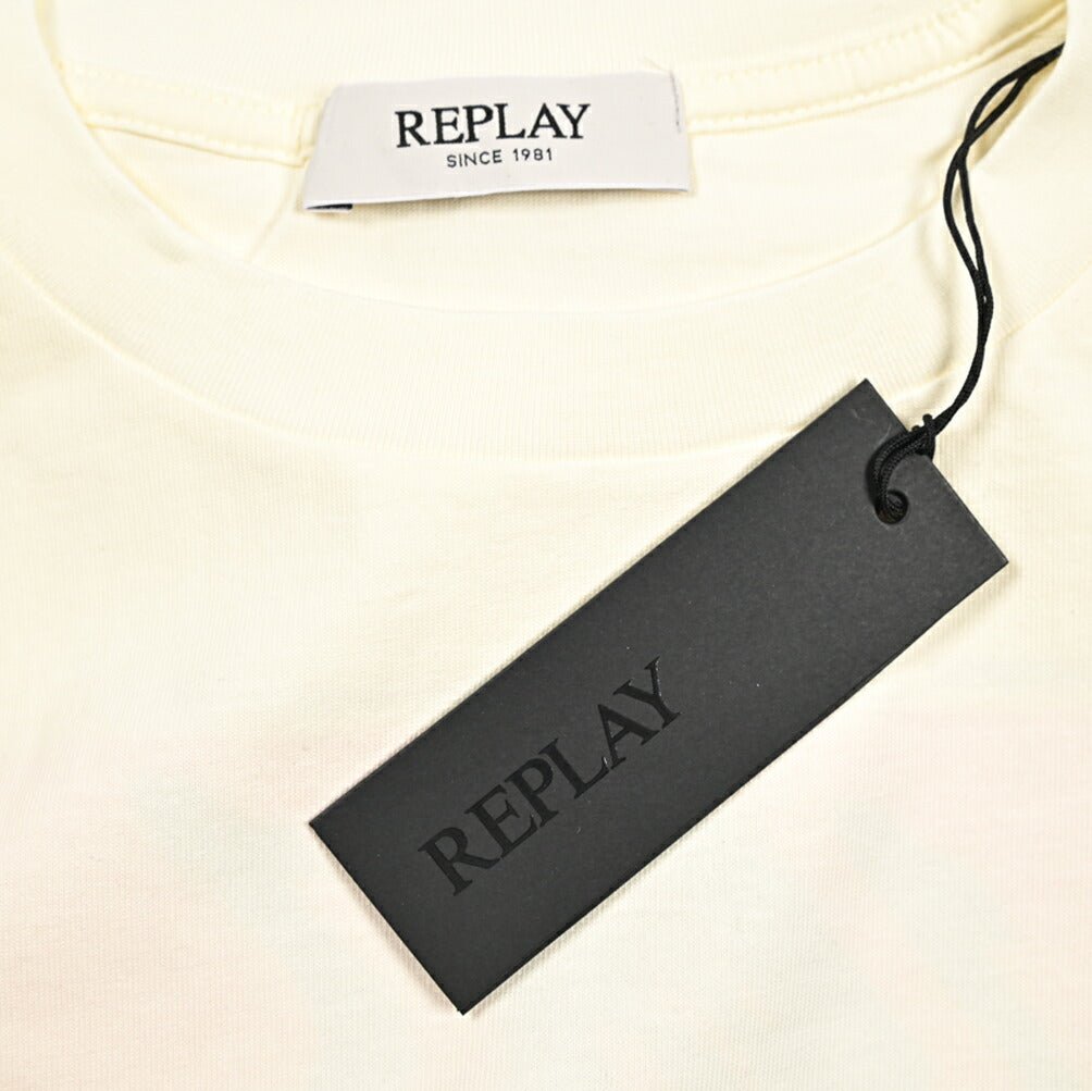 REPLAY コットン100% 半袖Tシャツ / レディース オフホワイト S | GUARDAROBA MILANO OFFICIAL STORE
