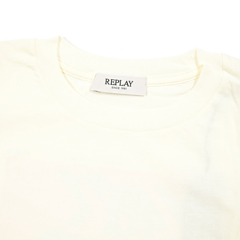 REPLAY コットン100% 半袖Tシャツ / レディース オフホワイト S | GUARDAROBA MILANO OFFICIAL STORE