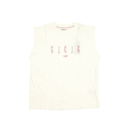 REPLAY コットン100% ノースリーブTシャツ / レディース オフホワイト S | GUARDAROBA MILANO OFFICIAL STORE