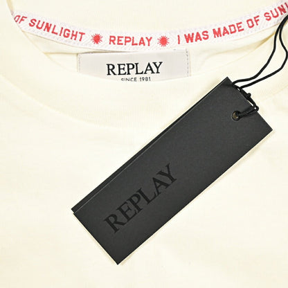 REPLAY コットン100% ノースリーブTシャツ / レディース オフホワイト S | GUARDAROBA MILANO OFFICIAL STORE