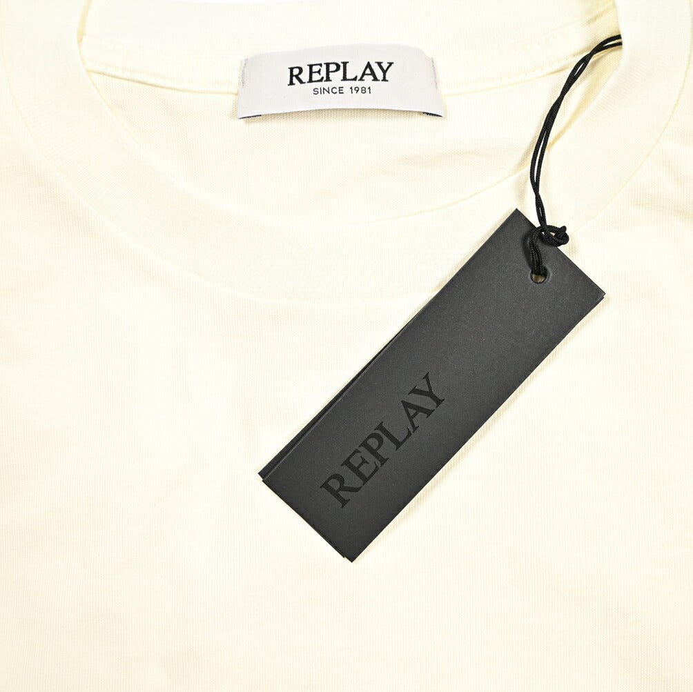 REPLAY コットン100% 半袖Tシャツ / レディース オフホワイト S | GUARDAROBA MILANO OFFICIAL STORE