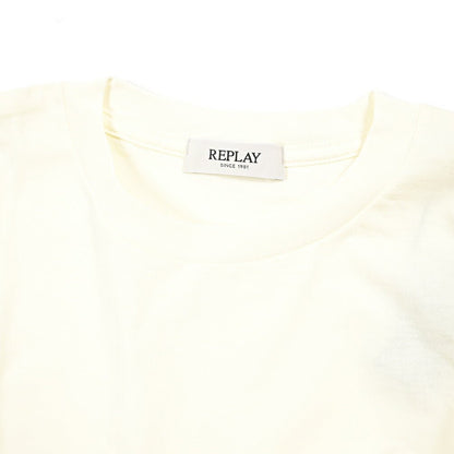 REPLAY コットン100% 半袖Tシャツ / レディース オフホワイト S | GUARDAROBA MILANO OFFICIAL STORE