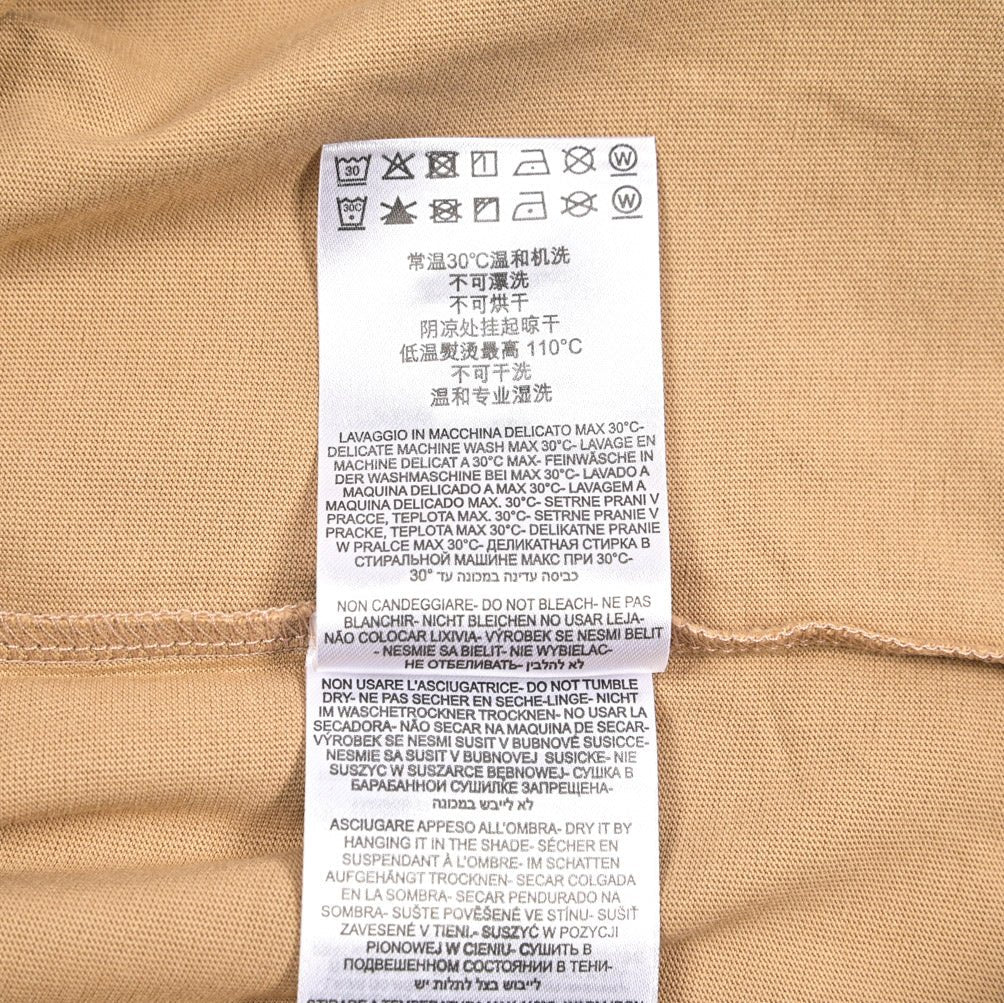 REPLAY コットン100% ワイドシルエット半袖Tシャツ / レディース ベージュ S | GUARDAROBA MILANO OFFICIAL STORE