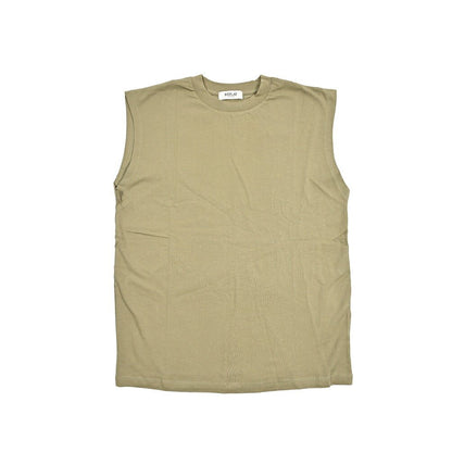 REPLAY コットン100% ノースリーブTシャツ / レディース カーキグリーン S | GUARDAROBA MILANO OFFICIAL STORE