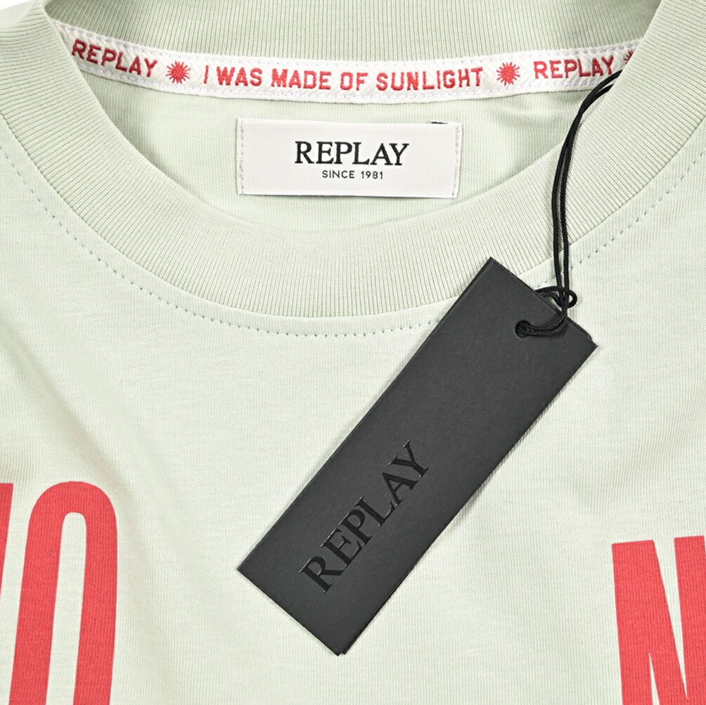 REPLAY コットン100% 半袖Tシャツ / レディース グリーン S | GUARDAROBA MILANO OFFICIAL STORE