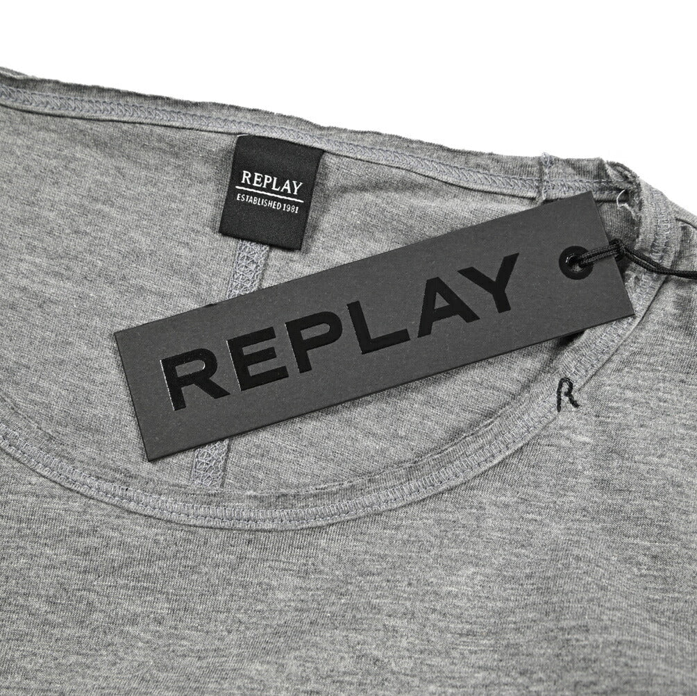 REPLAY コットン100% 半袖クルーネックTシャツ｜430052-S｜GUARDAROBA MILANO OFFICIAL STORE