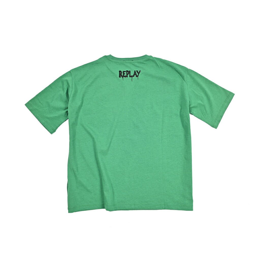 【レディース】REPLAY コットン100% 半袖ロゴTシャツ｜430124-2XS｜GUARDAROBA MILANO OFFICIAL STORE