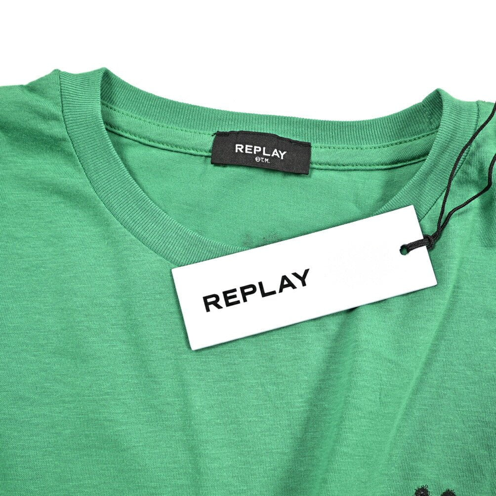【レディース】REPLAY コットン100% 半袖ロゴTシャツ｜430124-2XS｜GUARDAROBA MILANO OFFICIAL STORE