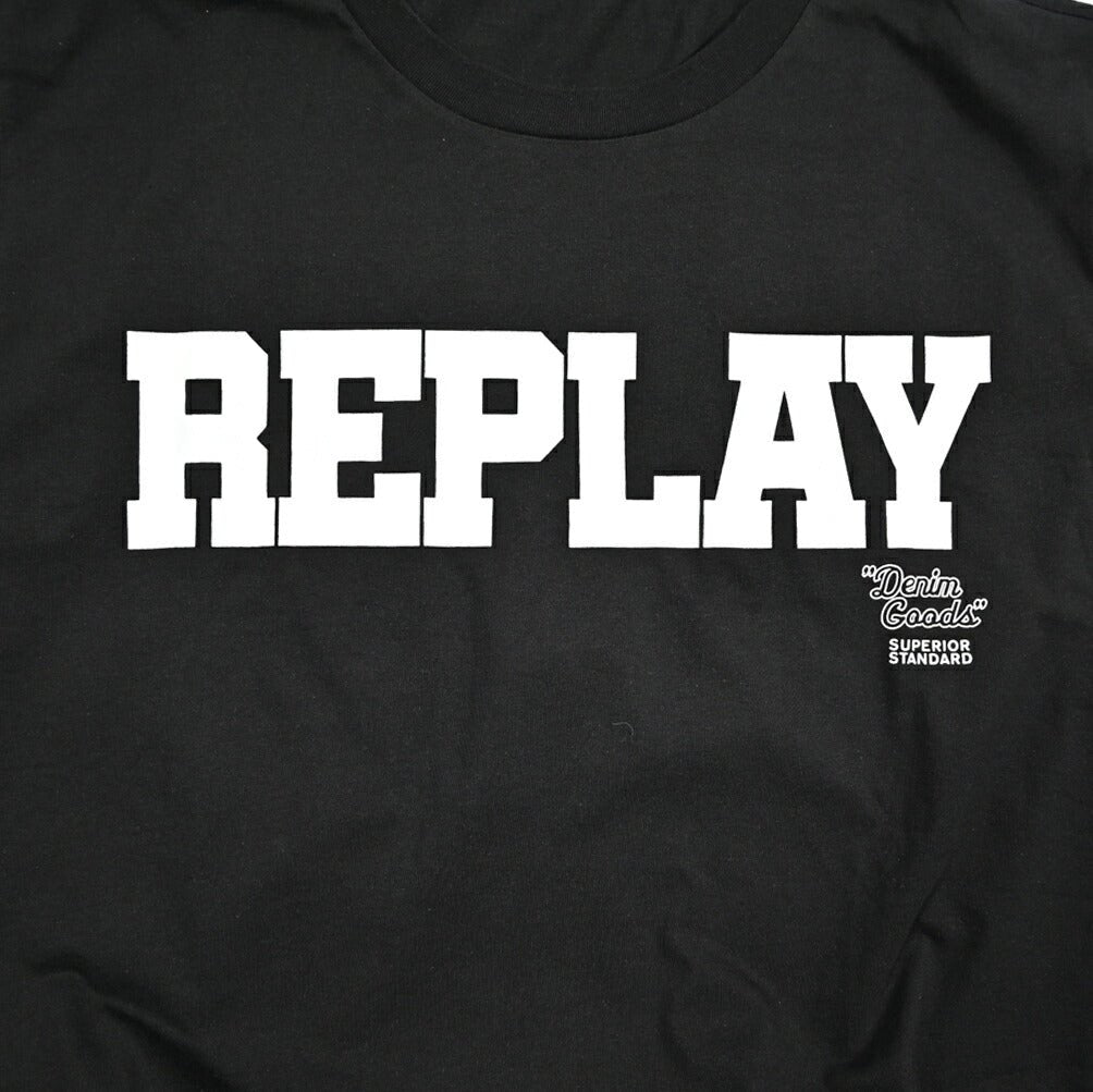 REPLAY コットン100% 半袖ロゴTシャツ｜430907｜GUARDAROBA MILANO OFFICIAL STORE