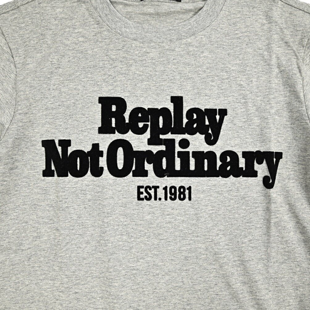 REPLAY コットン100% 半袖ロゴTシャツ｜430937-XS｜GUARDAROBA MILANO OFFICIAL STORE