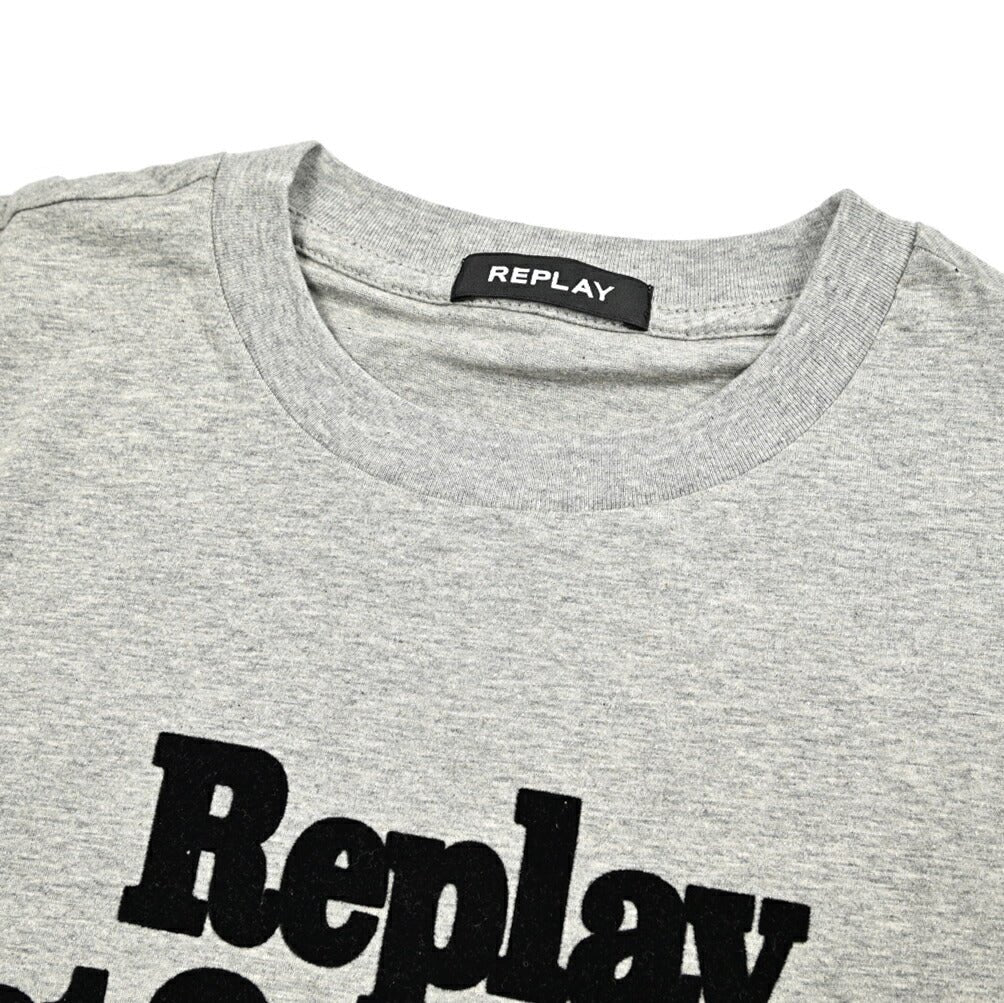 REPLAY コットン100% 半袖ロゴTシャツ｜430937-XS｜GUARDAROBA MILANO OFFICIAL STORE