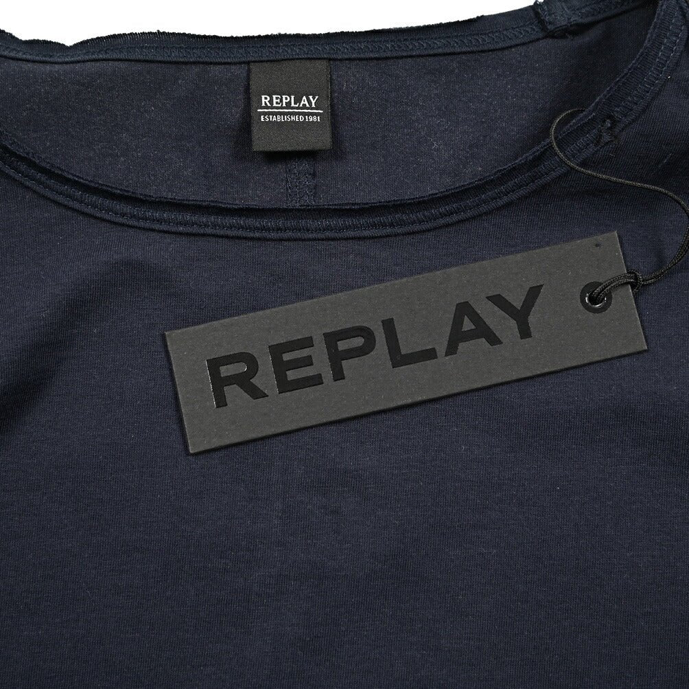 REPLAY コットン100% クルーネック長袖Tシャツ｜430979-XL｜GUARDAROBA MILANO OFFICIAL STORE