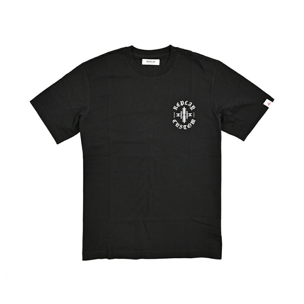 REPLAY コットン100% 半袖Tシャツ ブラック L | GUARDAROBA MILANO OFFICIAL STORE