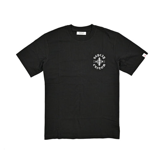 REPLAY コットン100% 半袖Tシャツ ブラック L | GUARDAROBA MILANO OFFICIAL STORE