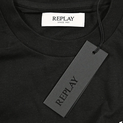 REPLAY コットン100% 半袖Tシャツ ブラック L | GUARDAROBA MILANO OFFICIAL STORE