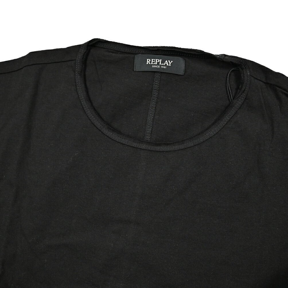REPLAY コットン100% 半袖Tシャツ ブラック 3XL | GUARDAROBA MILANO OFFICIAL STORE