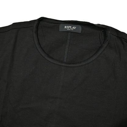 REPLAY コットン100% 半袖Tシャツ ブラック 3XL | GUARDAROBA MILANO OFFICIAL STORE