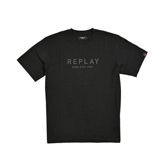REPLAY コットン100% 半袖Tシャツ ブラック L | GUARDAROBA MILANO OFFICIAL STORE