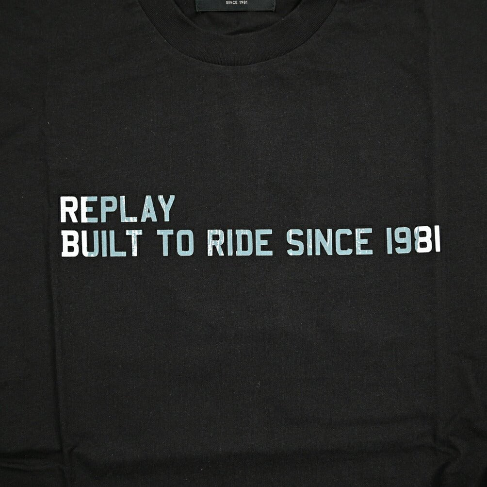 REPLAY コットン100% 半袖Tシャツ ブラック L | GUARDAROBA MILANO OFFICIAL STORE