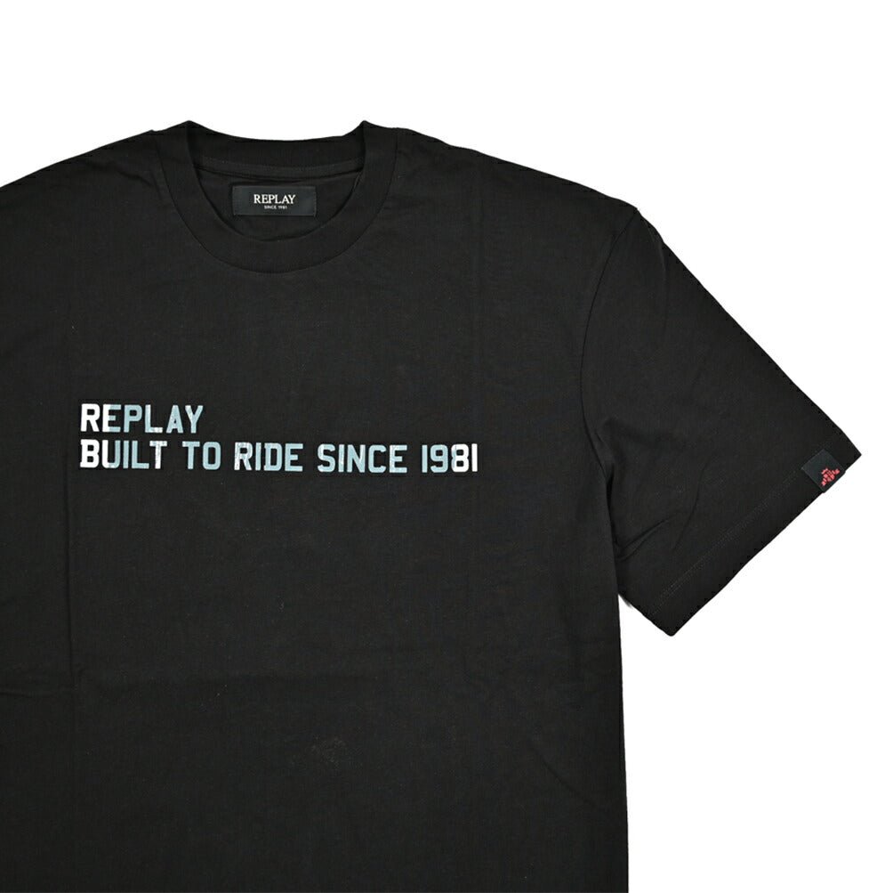 REPLAY コットン100% 半袖Tシャツ ブラック L | GUARDAROBA MILANO OFFICIAL STORE