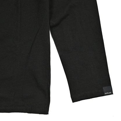 REPLAY コットン100% 長袖Tシャツ ブラック L | GUARDAROBA MILANO OFFICIAL STORE