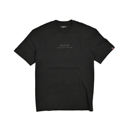 REPLAY コットン100% 半袖Tシャツ ブラック L | GUARDAROBA MILANO OFFICIAL STORE