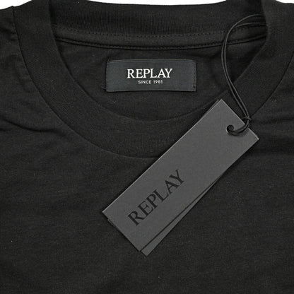 REPLAY コットン100% 半袖Tシャツ ブラック L | GUARDAROBA MILANO OFFICIAL STORE